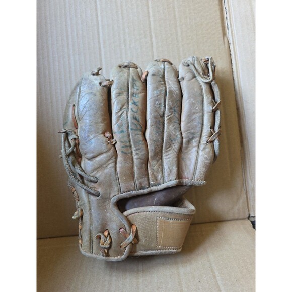 Vintage Johnny Walker Baseball Glove GX 12 Cowhide Nylon Stitched Left Hand - Picture 3 of 10